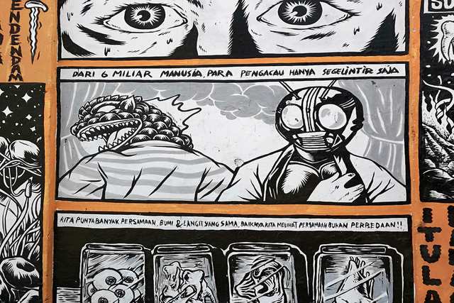 Fumes - Yogyakarta Wall Art - photo by LUCI FERRERO